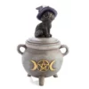 Cats Black Cat Cauldron Trinket Box
