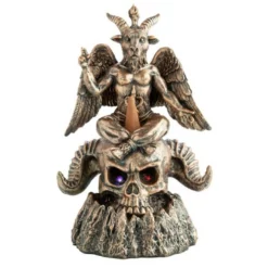 Baphomet LED Backflow Burner Baphomet Skull