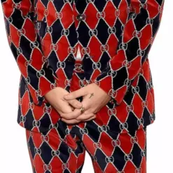 LifeSizeCutouts Harry Styles In Red And Black Suit 585 Celebrity Cutout