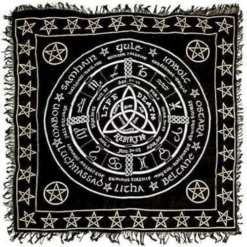 Altar Cloth - Wiccan Pagan Calendar