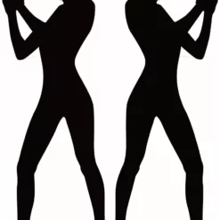 LifeSizeCutouts Spy Girl Duo Cardboard Cutout Package