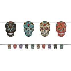 Skulls & Death Sugar Skull Hanging Garland