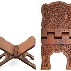 Medium Wooden Book Holder With Pentagram -LifeSizeCutouts Shop u https3A2F2Fi.ebayimg.com2Fimages2Fg2FKcUAAOSwKFNd8Qgf2Fs l400 27174.1664184868